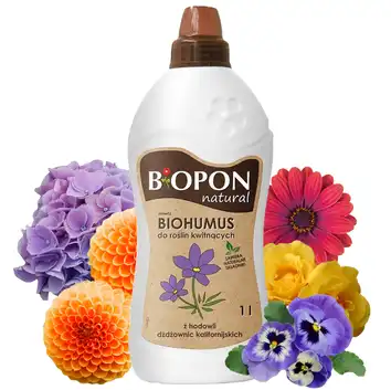 Nawóz Biohumus do Roślin Kwitnących 1l BIOPON NATURAL