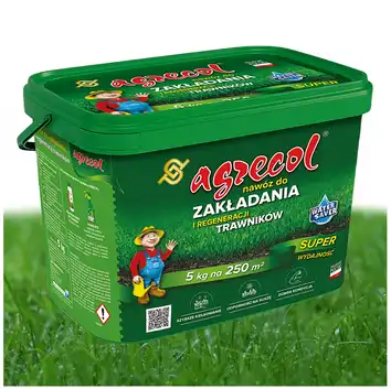 Nawóz do zakładania i regeneracji trawników mineralny 5 kg Agrecol