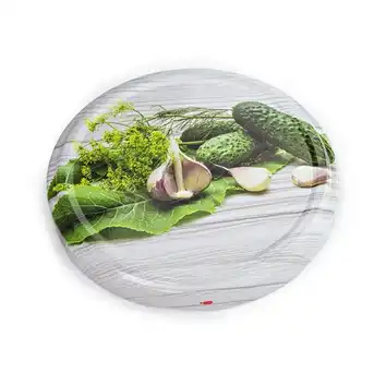 Wieczko do słoików ogórek 10 szt. 82 mm