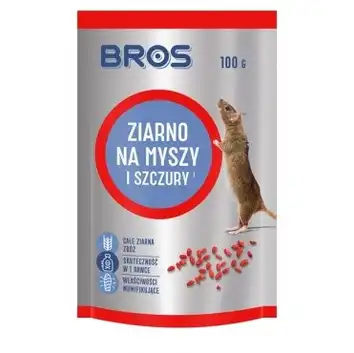 Ziarno na myszy i szczury 100g  BROS
