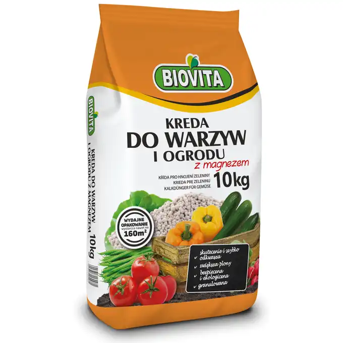 Kreda do warzyw i ogrodu z magnezem 10 kg Biovita