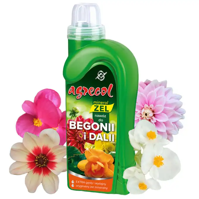 Mineral Żel nawóz do begonii i dalii 0,5L Agrecol