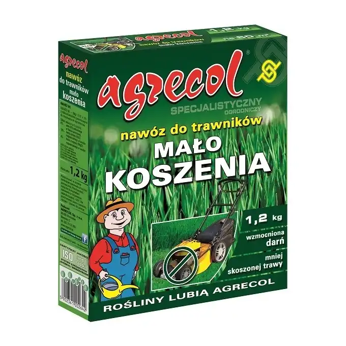 Nawóz do trawników „Mało koszenia" 1,2kg AGRECOL