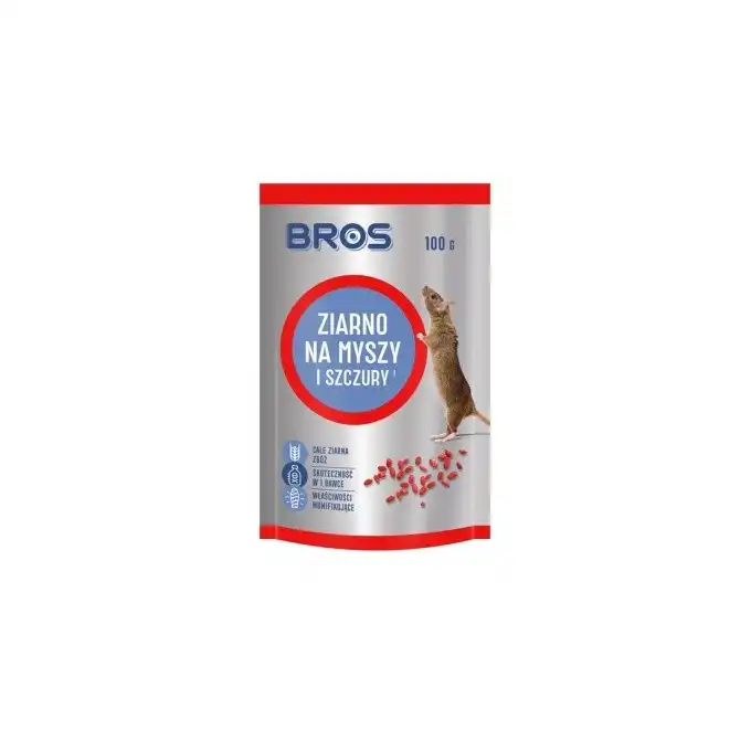 Ziarno na myszy i szczury 100g  BROS