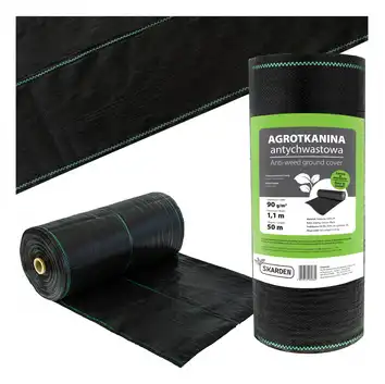 Agrotkanina ogrodnicza Skarden 1,1x50 m, 90 g/m2 czarna