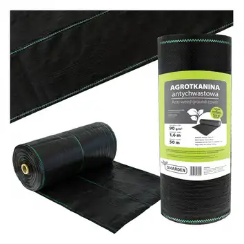 Agrotkanina ogrodnicza Skarden 1,6x50 m, 90 g/m2 czarna