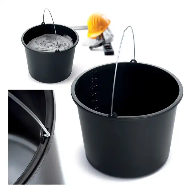 Wiadro budowlane Bucket 20 L czarny PROSPERPLAST