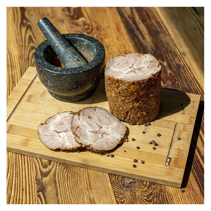 Zestaw z płaszczem wodnym - szynkowar 1,5 kg + garnek Browin