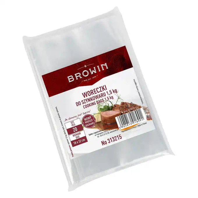 Zestaw z płaszczem wodnym - szynkowar 1,5 kg + garnek Browin
