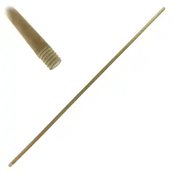 Drewniany trzonek do mioteł z gwintem 120 cm