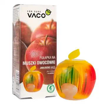 VACO ECO Pułapka na muszki owocówki jabłuszko z płynem wabiącym 1 szt.