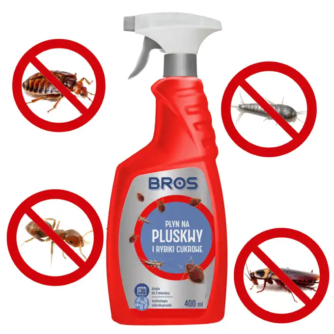 BROS Płyn na pluskwy i rybiki cukrowe 400 ml