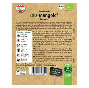 BIO boćwina 'Fireworks' Nasiona PREMIUM Sperli