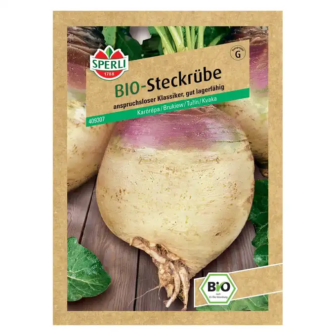BIO brukiew 'Gelbe aus Friesland (Friese Gele)' Nasiona PREMIUM Sperli