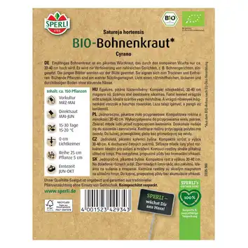 BIO cząber 'Cyrano' Nasiona PREMIUM Sperli