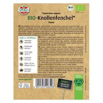 BIO koper włoski 'Finale' Nasiona PREMIUM Sperli