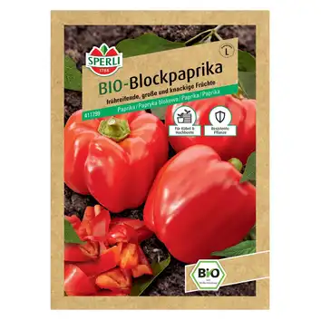 BIO papryka blokowa 'Bendigo' Nasiona PREMIUM Sperli