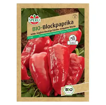 BIO papryka blokowa 'Jubilandska' Nasiona PREMIUM Sperli