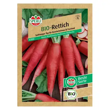 BIO rzodkiew 'Ostergruß rosa 2/Frühlingsgruß' Nasiona PREMIUM Sperli