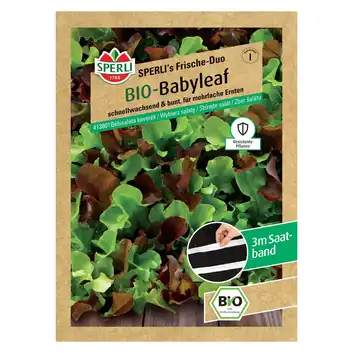 BIO wybierz sałatę 'SPERLI's Frische-Duo (Celinet, Diablotin)' Nasiona PREMIUM Sperli
