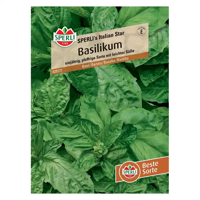 Bazylia 'SPERLI's Italian Star' Nasiona PREMIUM Sperli