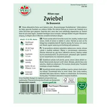 Cebula 'De Brunswick' Nasiona PREMIUM Sperli
