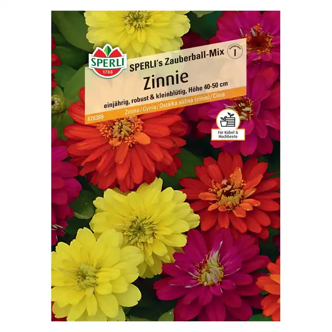 Cynia 'SPERLI's Zauberball-Mix' Nasiona PREMIUM Sperli