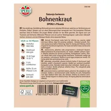 Cząber 'SPERLI's Pikanta' Nasiona PREMIUM Sperli