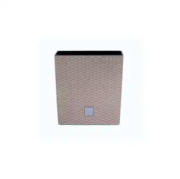 Donica Rato Low 40 cm kwadratowa 64 L z wkładem DRTS400L mocca