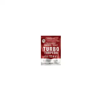 Drożdże gorzelnicze Turbo Torpedo 72h, 21% BROWIN 120g