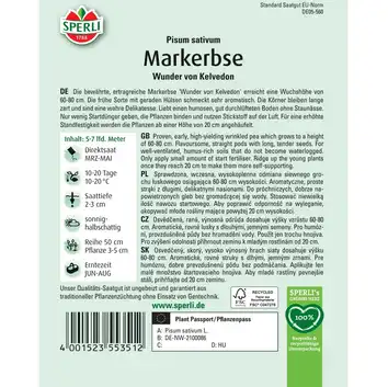 Groch 'Wunder von Kelvedon' Nasiona PREMIUM Sperli