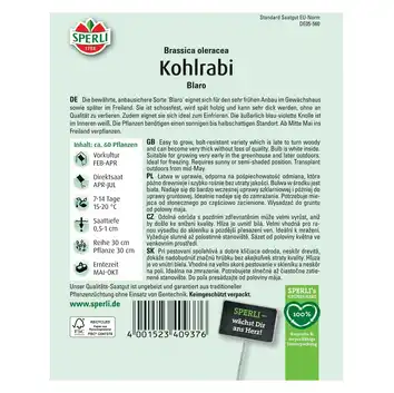 Kalarepa 'Blaro' Nasiona PREMIUM Sperli