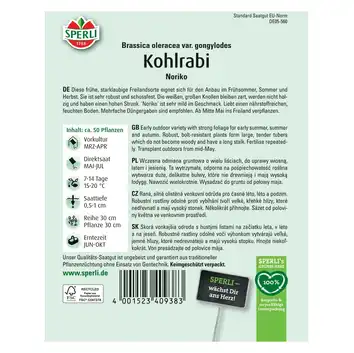 Kalarepa 'Noriko' Nasiona PREMIUM Sperli