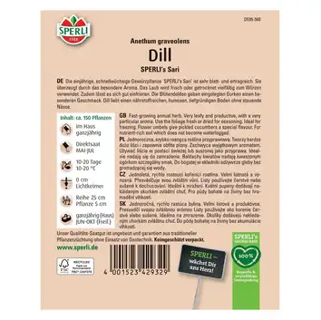 Koper ogrodowy 'SPERLI's Sari' Nasiona PREMIUM Sperli