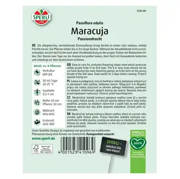 Marakuja 'Passionsfrucht' Nasiona PREMIUM Sperli