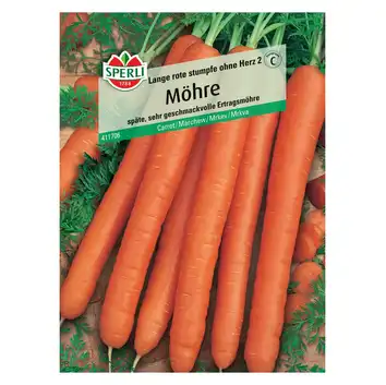 Marchew 'Lange rote stumpfe ohne Herz 2' Nasiona PREMIUM Sperli