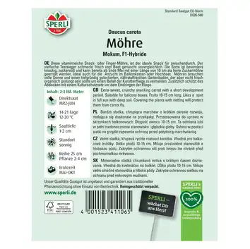 Marchew 'Mokum, F1' Nasiona PREMIUM Sperli