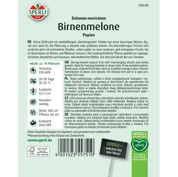 Melon gruszkowy 'Pepino' Nasiona PREMIUM Sperli