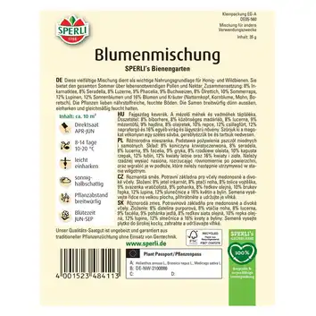 Mieszanka kwiatów 'SPERLI's Bienengarten' Nasiona PREMIUM Sperli
