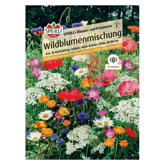 Mieszanka kwiatów 'SPERLI's Blumen- und Kräutermix' Nasiona PREMIUM Sperli