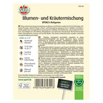 Mieszanka kwiatów 'SPERLI's Duftgarten' Nasiona PREMIUM Sperli