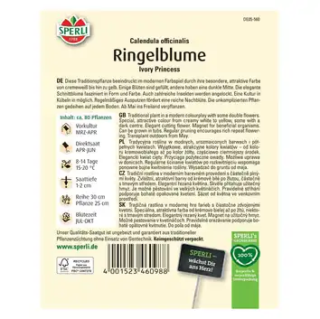 Nagietek lekarski 'Ivory Princess' Nasiona PREMIUM Sperli