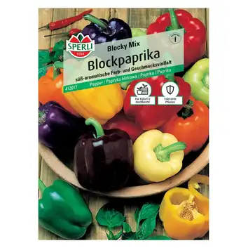 Papryka blokowa 'Blocky Mix' Nasiona PREMIUM Sperli