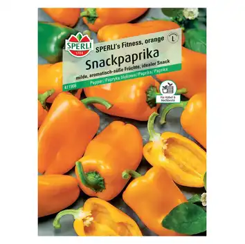 Papryka blokowa 'SPERLI's Fitness, orange (E499531)' Nasiona PREMIUM Sperli