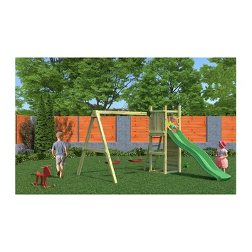 Plac zabaw Fungoo FUNNY  3 with double swing KDI