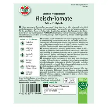 Pomidor 'Delizia' Nasiona PREMIUM Sperli