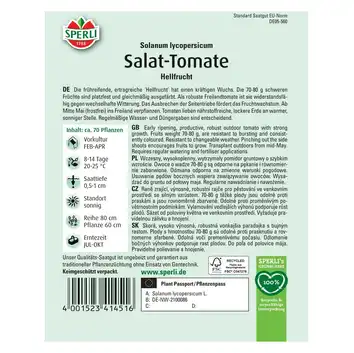 Pomidor 'Hellfrucht' Nasiona PREMIUM Sperli