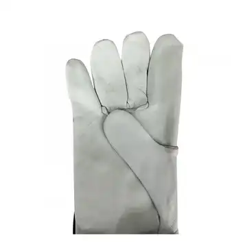 Rękawice DRIVER-X Cała skóra kozia biała z zawieszką rozm.8-10