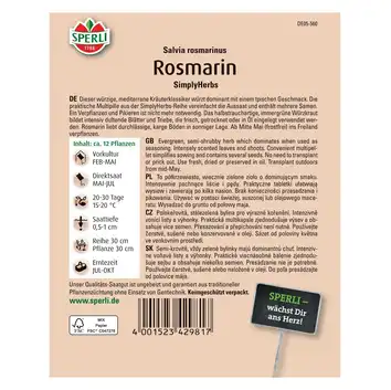 Rozmaryn 'SimplyHerbs' Nasiona PREMIUM Sperli