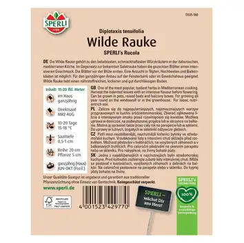 Rukola dzika 'SPERLI's Rucola' Nasiona PREMIUM Sperli